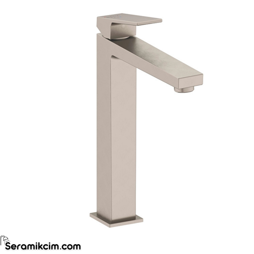 Artema Minimax Square Blueco Çanak Lavabo Bataryası Fırçalı Nikel A4372434Enr