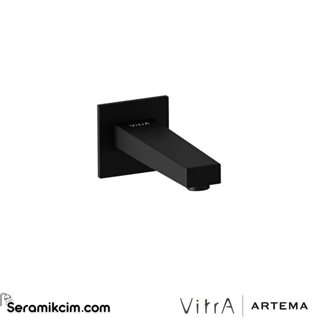 Artema Minimax Square Çıkış Ucu Mat Siyah A4359836