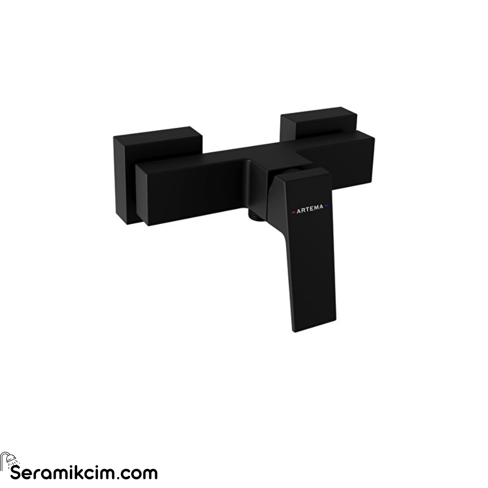Artema Minimax Square Duş Bataryası Mat Siyah