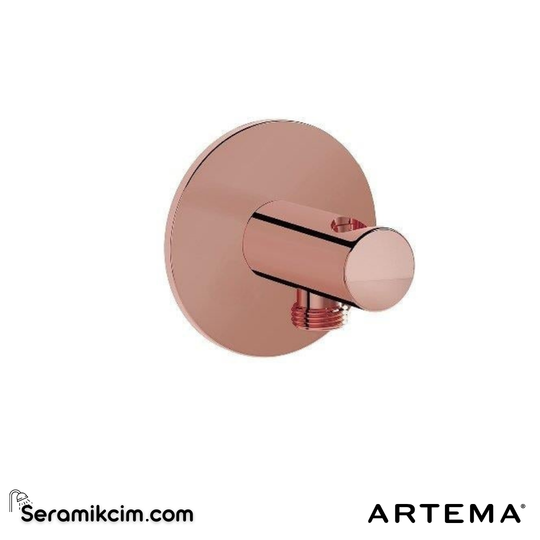 Artema Root Round Ankastre El Duşu Çıkışı Bakır A4262526 - A4262526