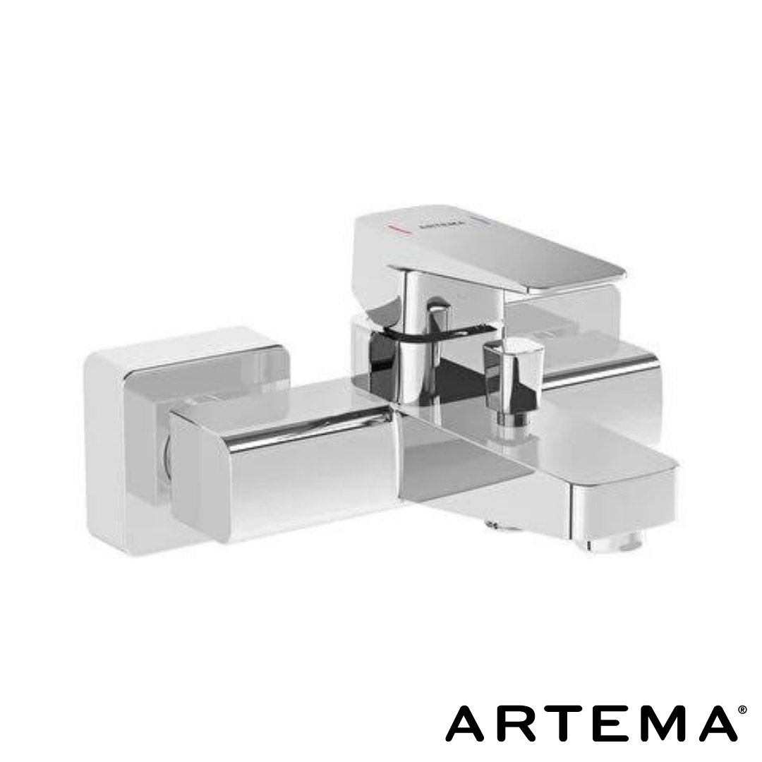 Artema Root Square Banyo Bataryası Krom A42737