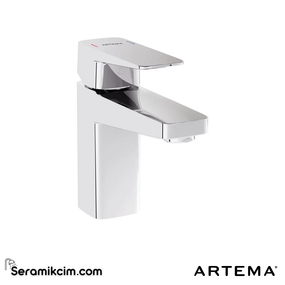 Artema Root Square Lavabo Bataryası Krom A42732 - A42732