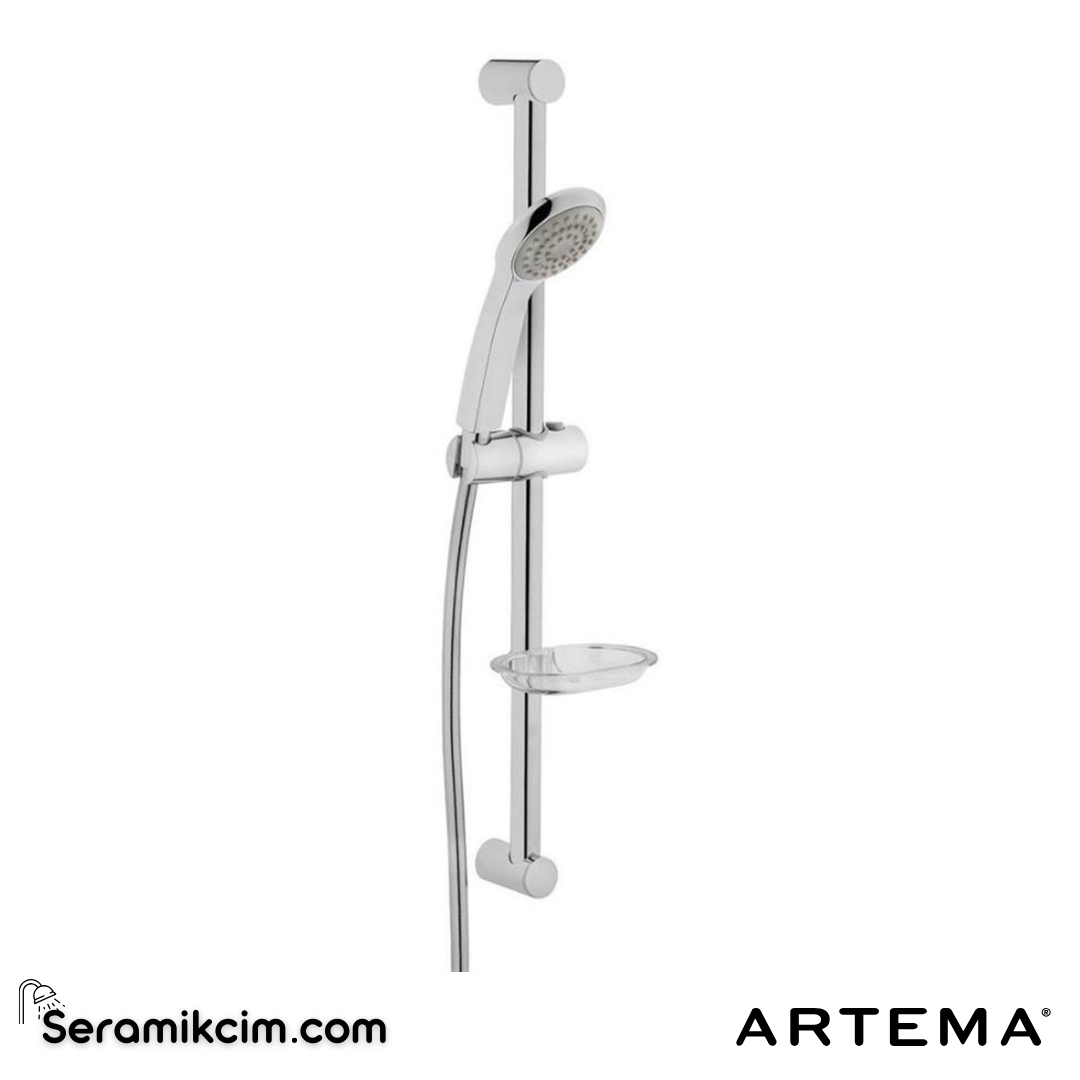 Artema Solo C 1F Sürgülü El Duşu Takımı Krom A45676 - A45676