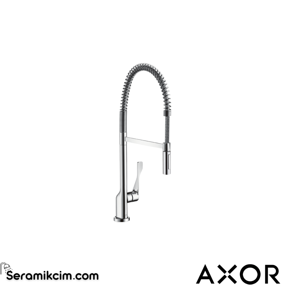 Axor Citterio 230 Yarı Profosyonel Eviye Bataryası Krom 39840000