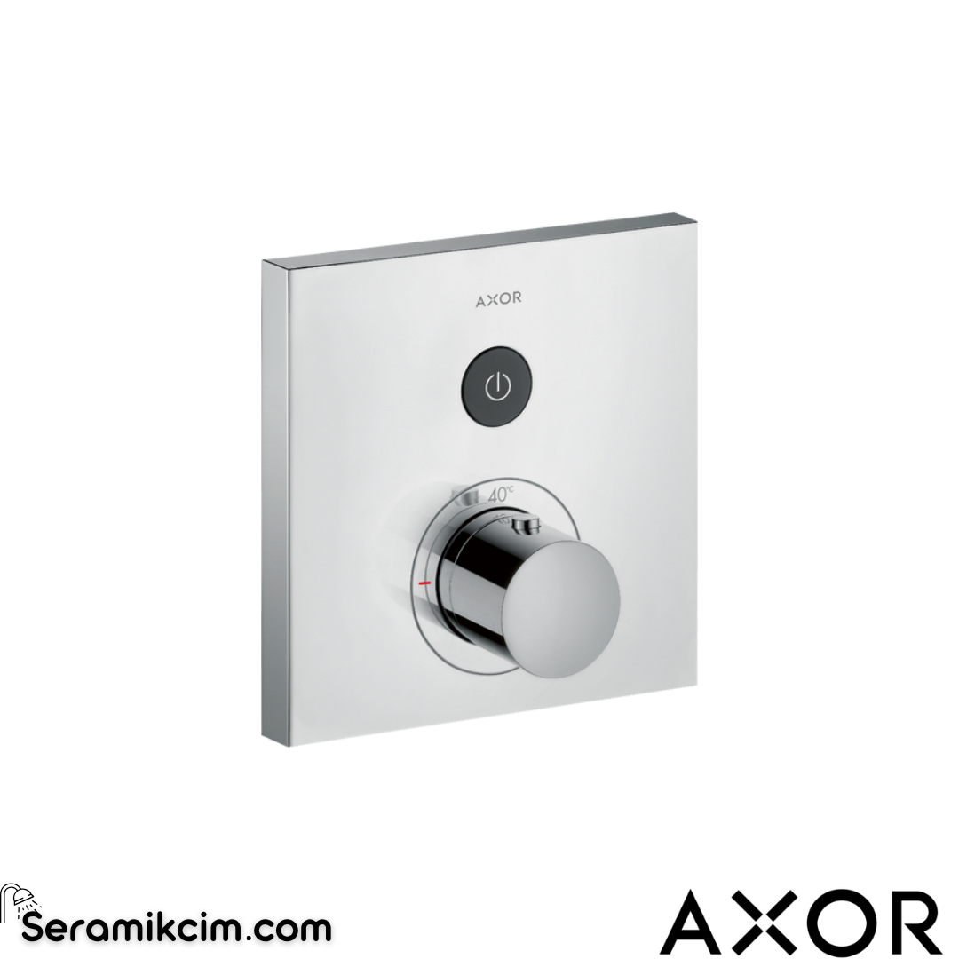 Axor ShowerSelect Square Ankastre Termostatik Banyo Bataryası Krom 36714000