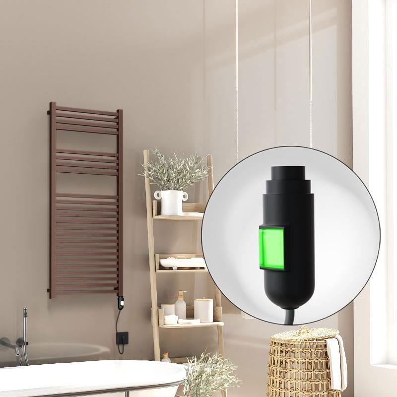Barbados Elektrikli Havlupan 500x1200 Bakır Eskitme Parlak (On/Off Düğmeli) 600W