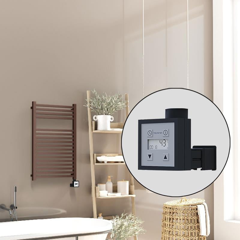 Barbados Elektrikli Havlupan 500x800 Bakır Eskitme Parlak (KTX3 Termostat) 300W