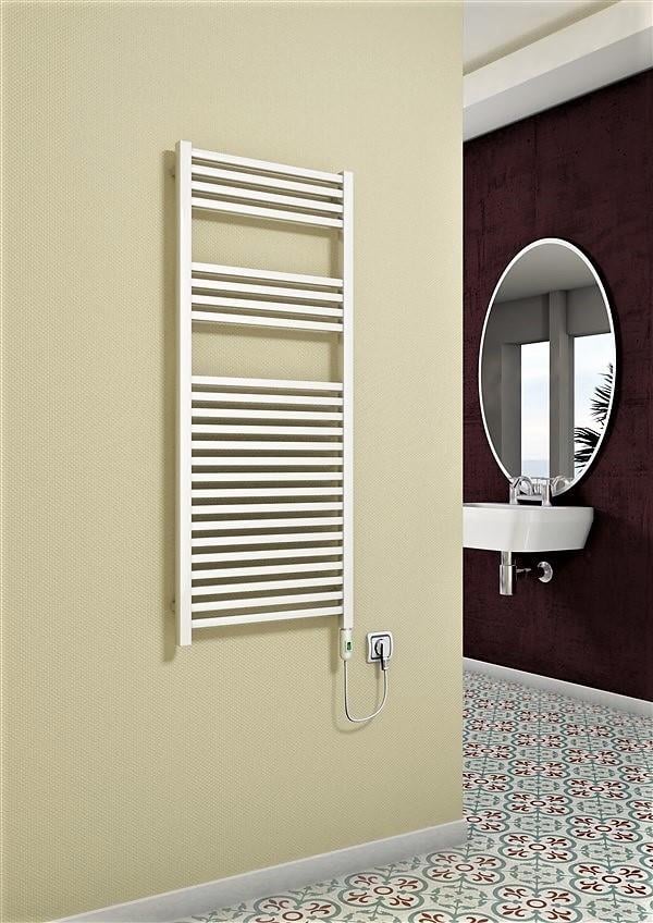 Barbados Elektrikli Havlupan 600 Watt 500x1200 Beyaz (On/Off Düğmeli)