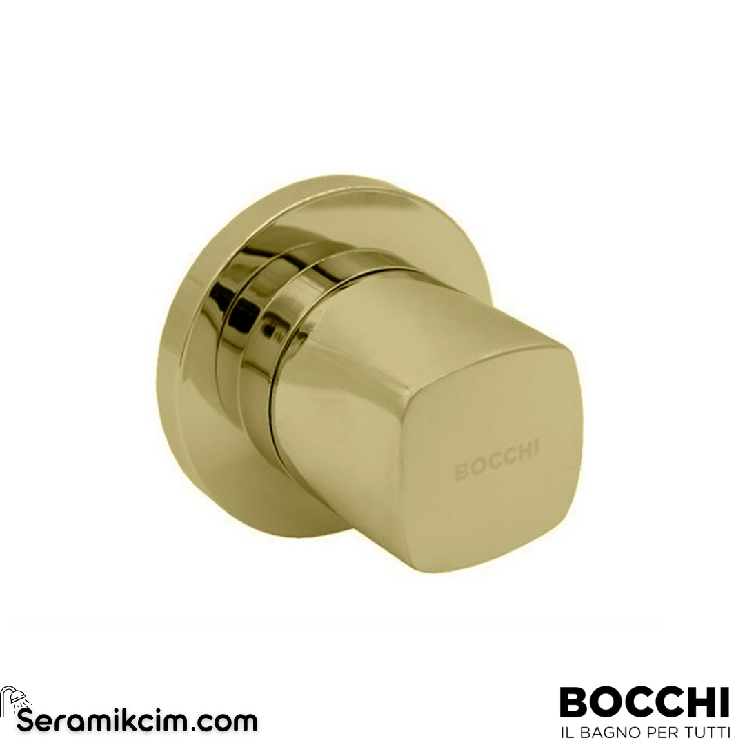 Bocchi Lara Ankastre Stop Valf 1/2 Parlak Altın 6150-0017-EG