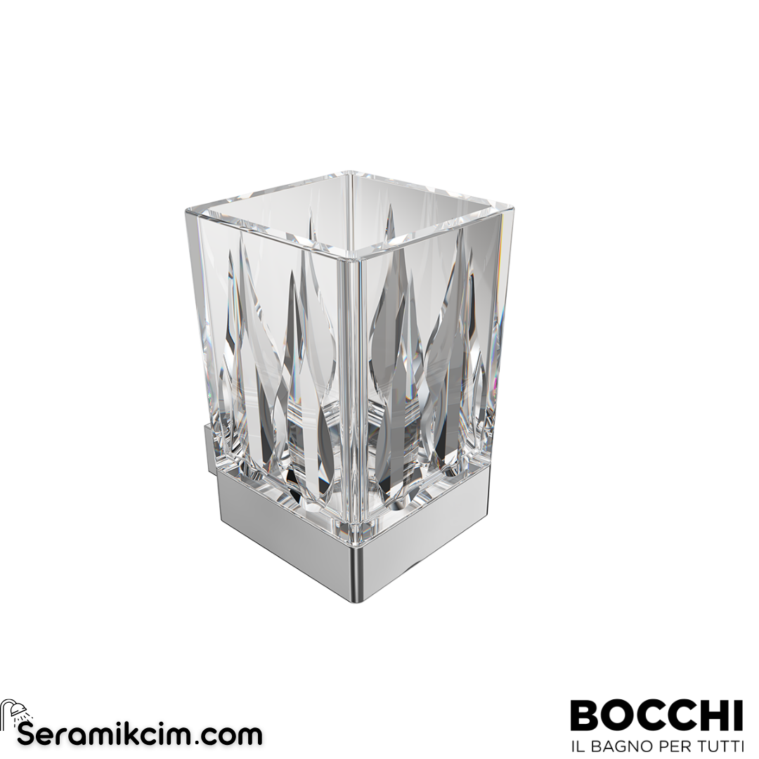 Bocchi Pisa Diş Fırçalık Tezgah Üstü Krom 3011-0007