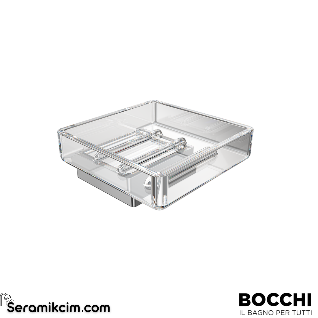 Bocchi Pisa Sabunluk Tezgah Üstü Krom 3011-0006