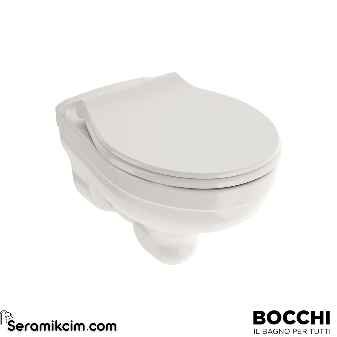 Bocchi Taormina Pro Rimless Asma Klozet Gizli Taharet Girişli Beyaz 1451-001-0128