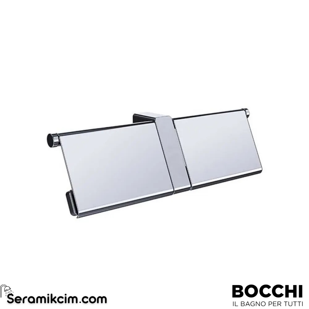 Bocchi Verona Tuvalet Kağıtlık İkili Krom 3004-0009