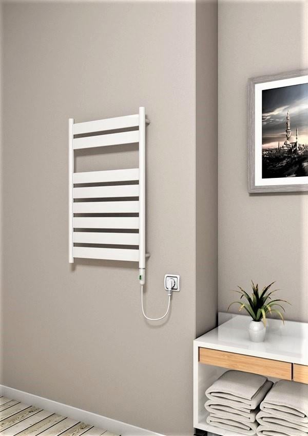 Bora Bora Elektrikli Havlupan 300 Watt 500x800 Beyaz (On/Off Düğmeli)