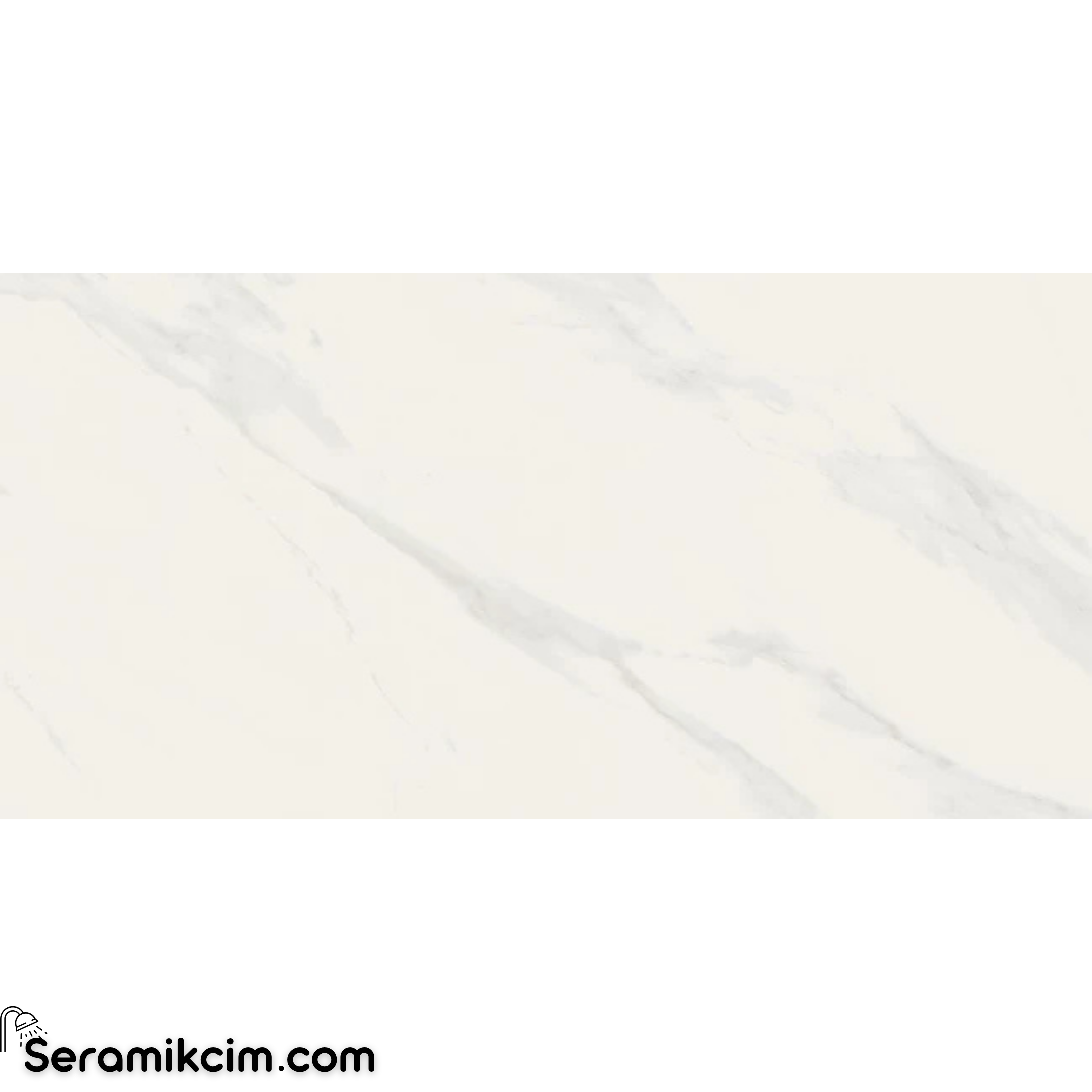 Çanakkale Seramik Calacatta Beyaz Parlak 60X120 -T 60X120