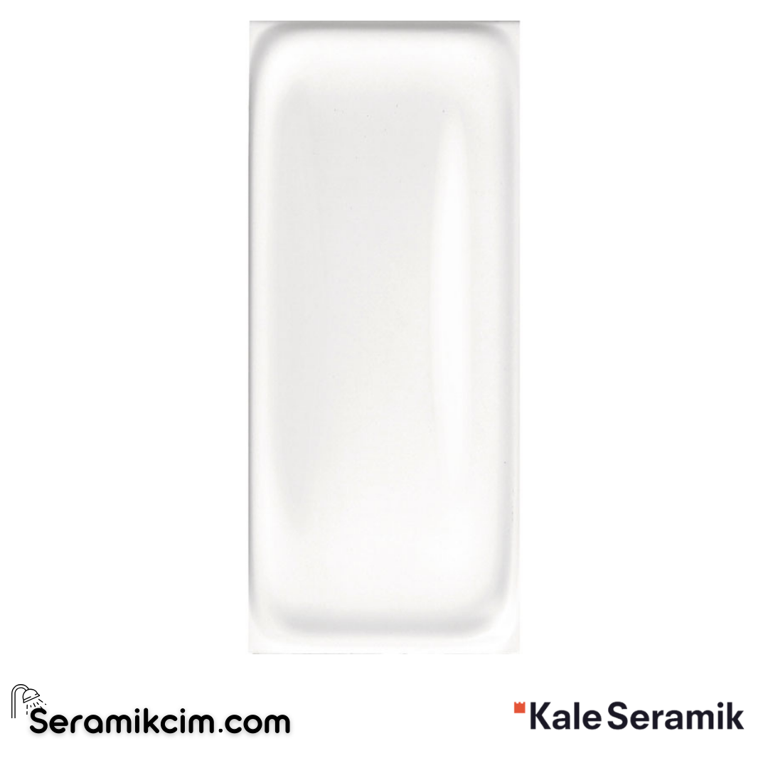 Çanakkale Seramik Ct-1002 Crocodile Mat Beyaz 7,5X17,5 - 310101300352