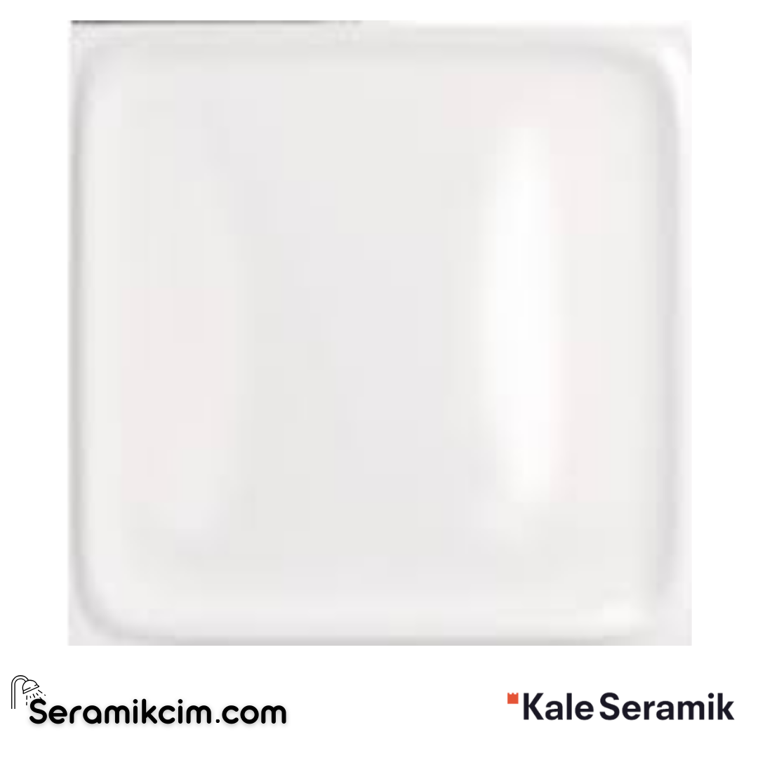 Çanakkale Seramik Ct-5002 Crocodile Mat  Beyaz 17,5X17,5 - 310101300393