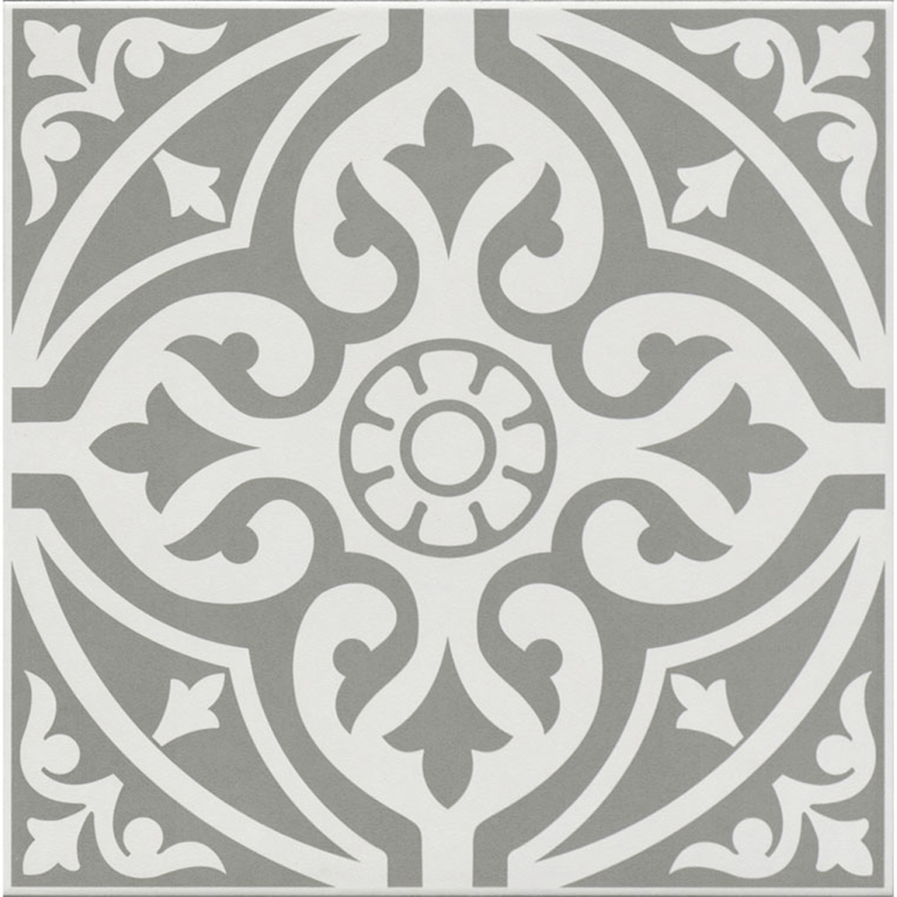 Çanakkale Seramik Gs-D4877 Ornament Klasik Gri 33X33 - 310100904577