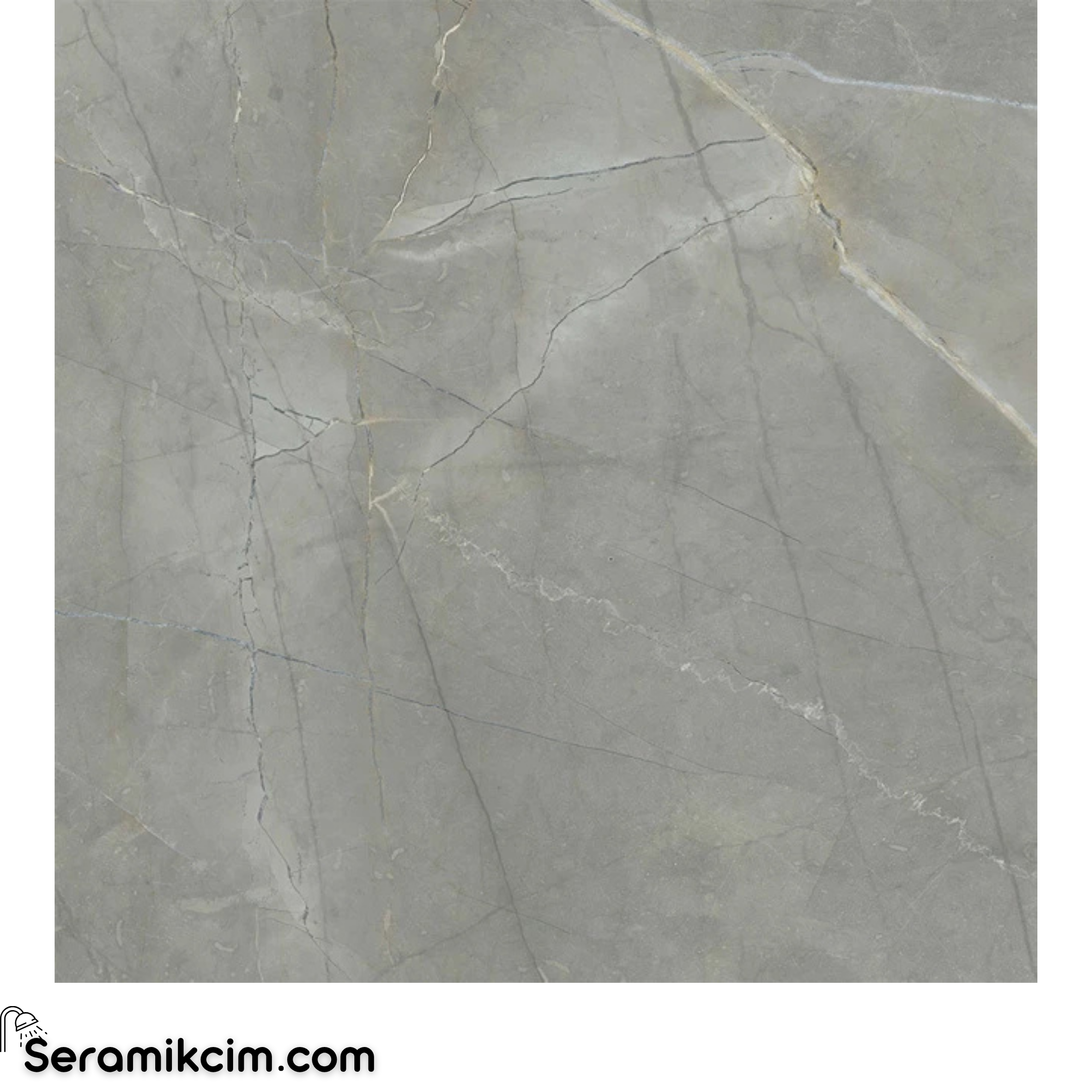 Çanakkale Seramik Gs-D7622R Luna Gri 59X59 R