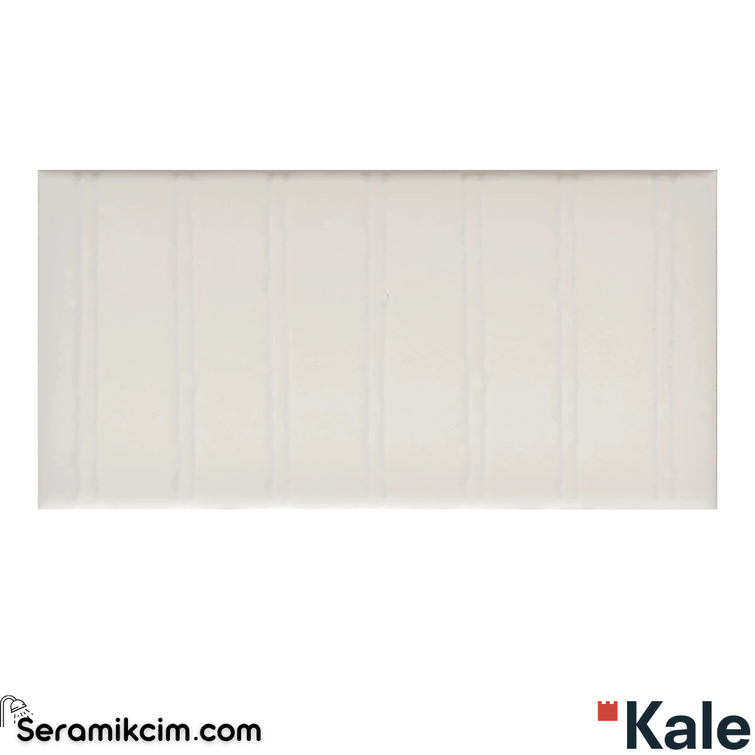 Çanakkale Seramik Rm-3113 Tiny Pastel Beyaz 10X20