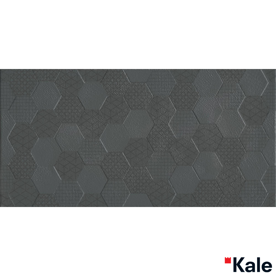 Çanakkale Seramik RM-8204 Grafen Hexagon Antrasit 30x60