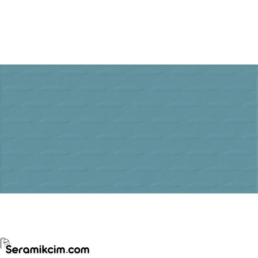 Çanakkale Seramik Rm-8772 Peony Mavi Geometrik Dekor 30X60
