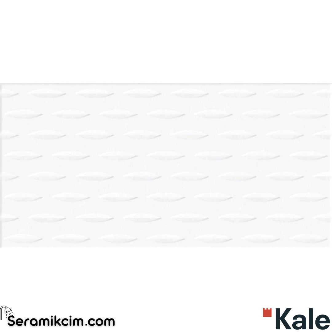 Çanakkale Seramik Rm-8775 Peony Beyaz Geometrik Dekor 30X60