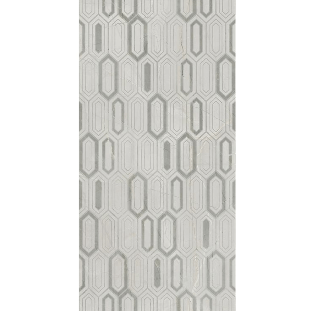Çanakkale Seramik Rp-5493R Luna Kemik Gri Mix Dekor  40X80 R - 310100203665