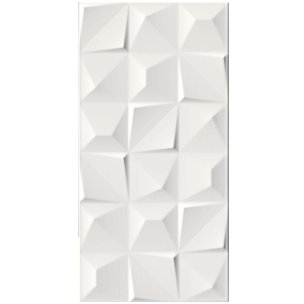 Çanakkale Seramik Rp-8642 Natte Beyaz Prızma Dekor  30X60 - 310100202548