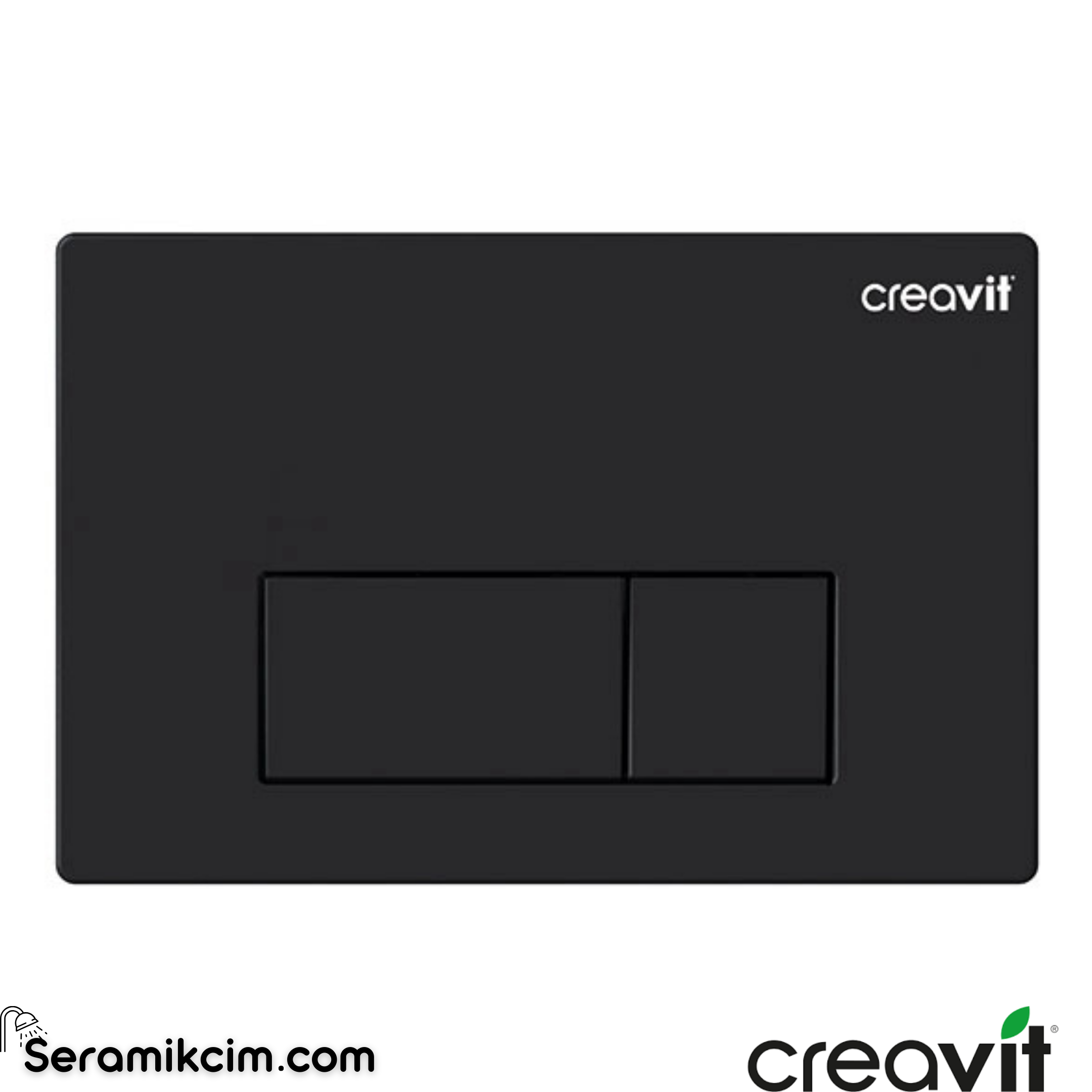 Creavit Arc Mat Siyah Boyalı Kumanda Paneli GP8002.01