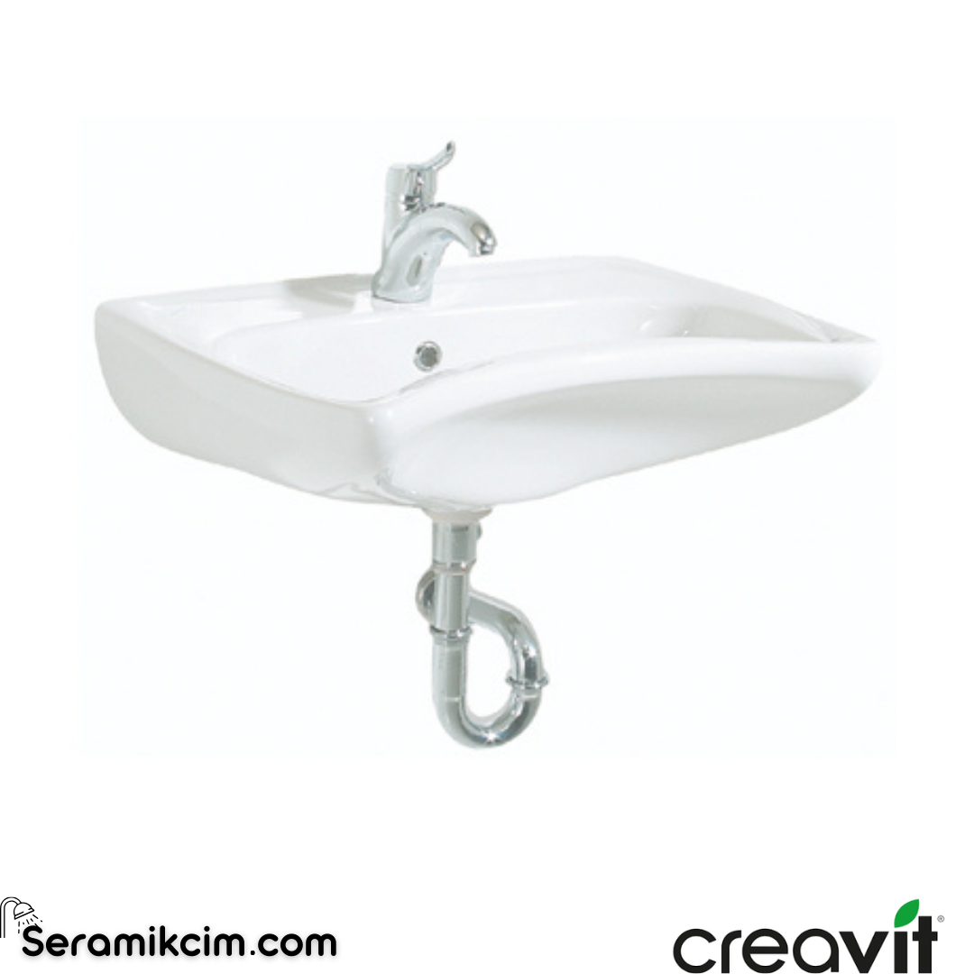 Creavit Bedensel Engelli Lavabo 60cm Extra Beyaz BD060-00CB00E-0000