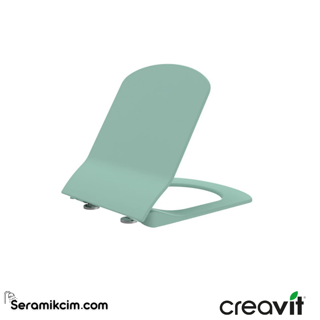 Creavit Elegant DP.YK. Nil Yeşili Mat Klozet Kap KC1103.01.2000E - KC1103.01.2000E