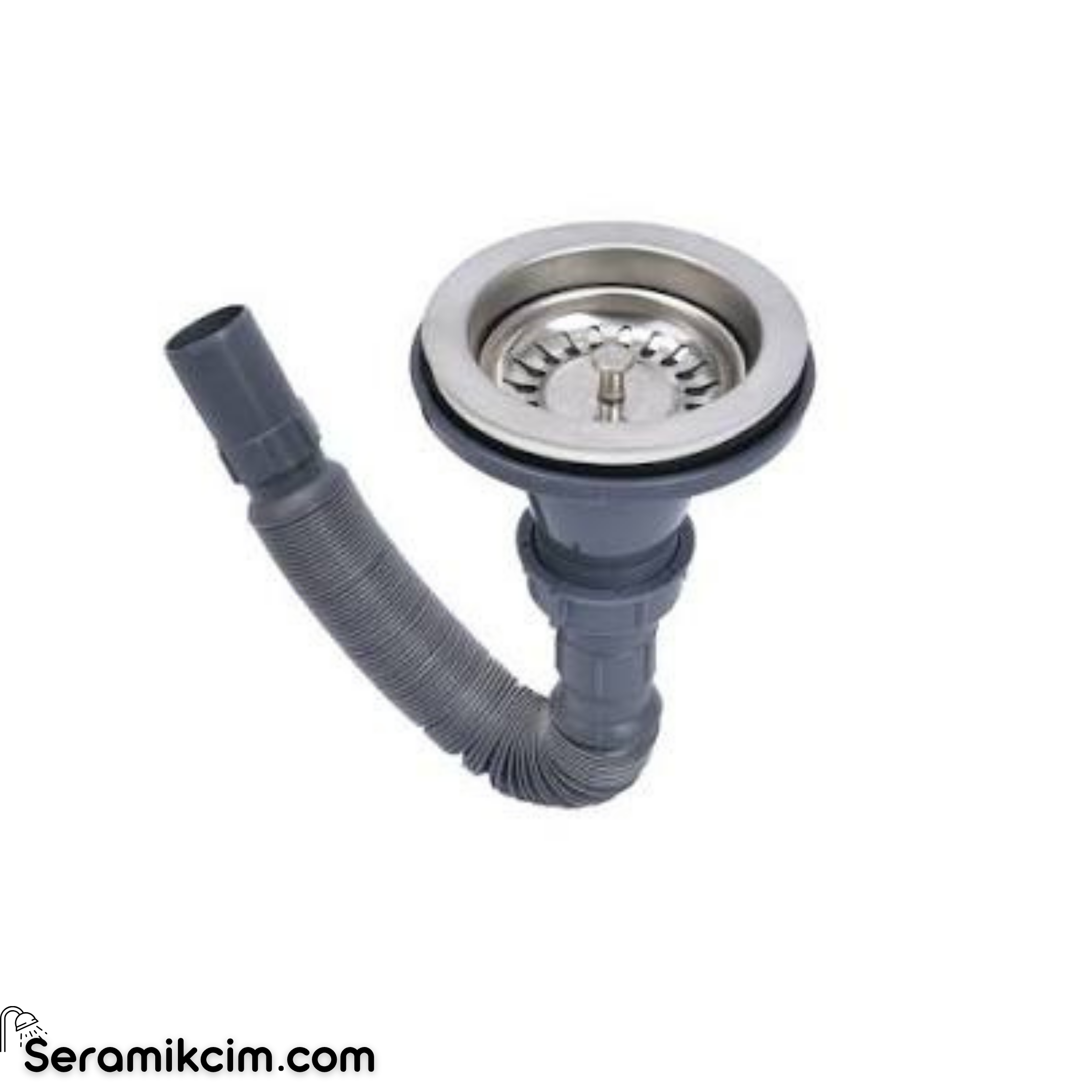 Creavit Esse Eviye Sifonu (Gri) SF.SF320