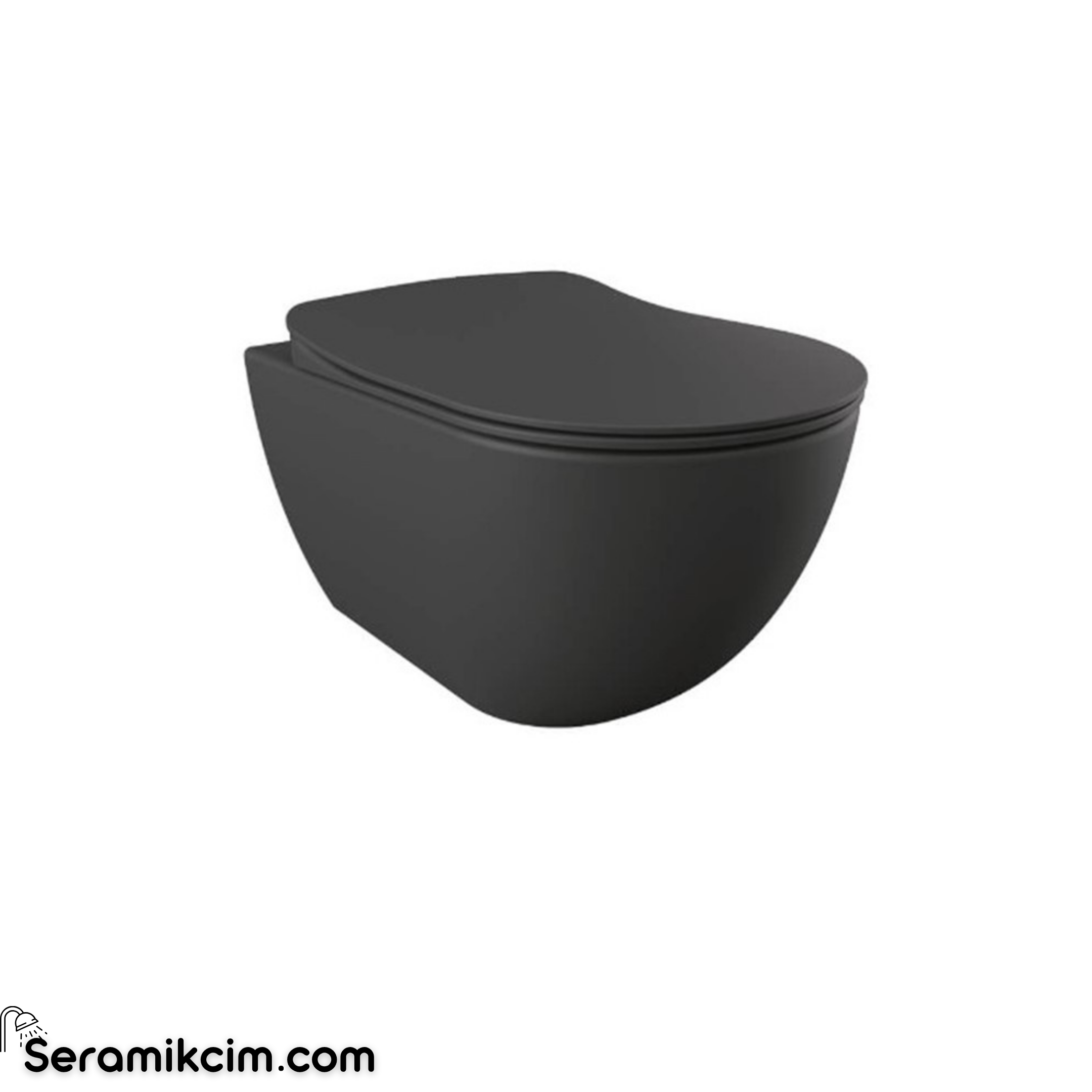 Creavit Free Rim-Off Asma Klozet Delikli Extra Antrasit Mat FE322-00AM00E-0000