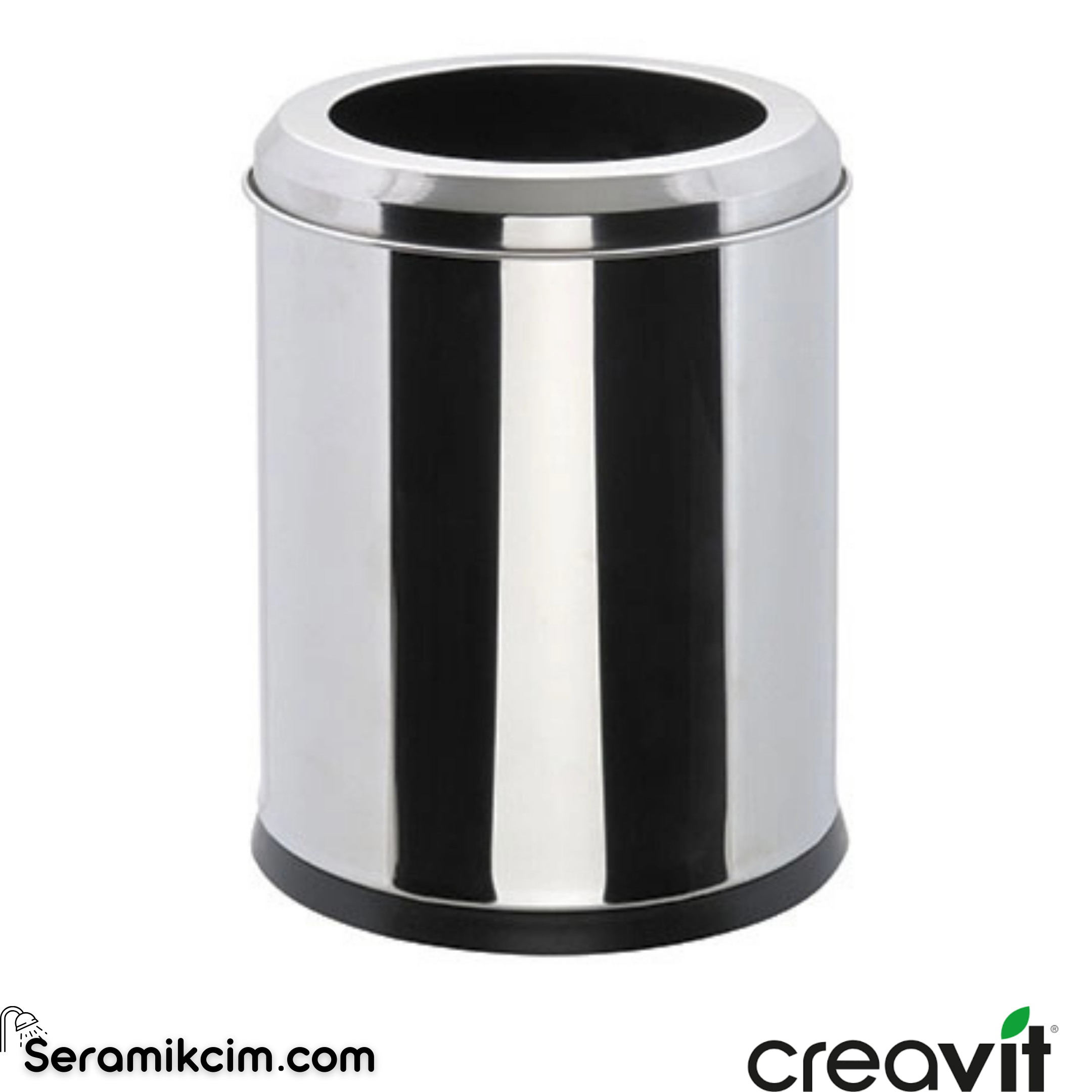Creavit Kapaksız Çöp Kovası 3 Lt MA.ST14403