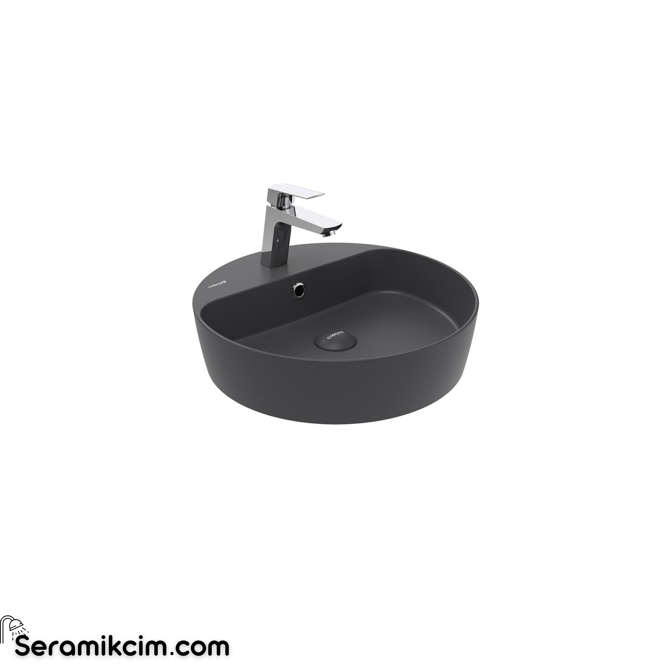 Creavit Loop Yuvarlak Çanak Lavabo Ø45 cm  LP146-00AM00E-0000