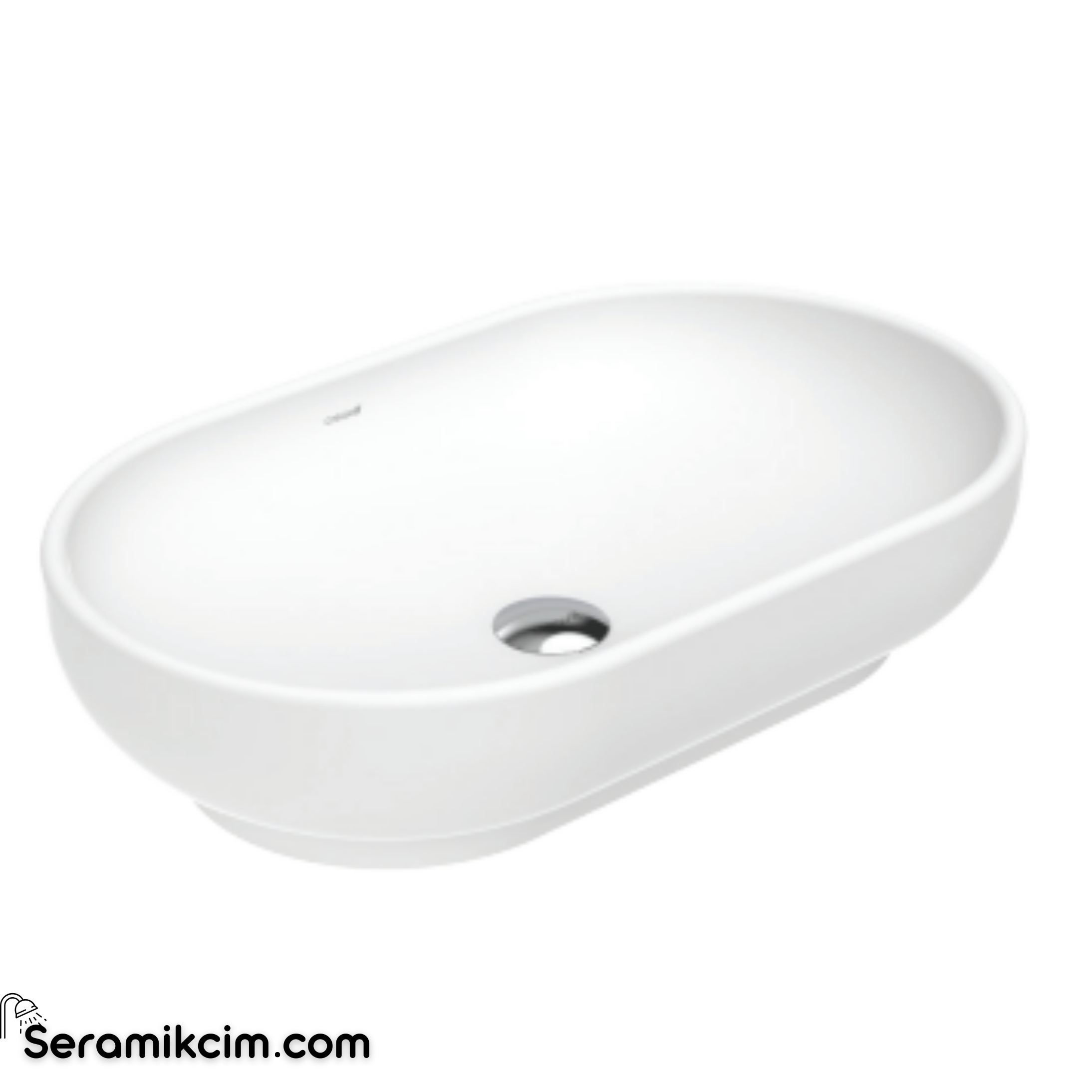 Creavit Mina Tezgah Üzeri Çanak Lavabo 65 cm Extra Beyaz MN165-00CB00E-0000