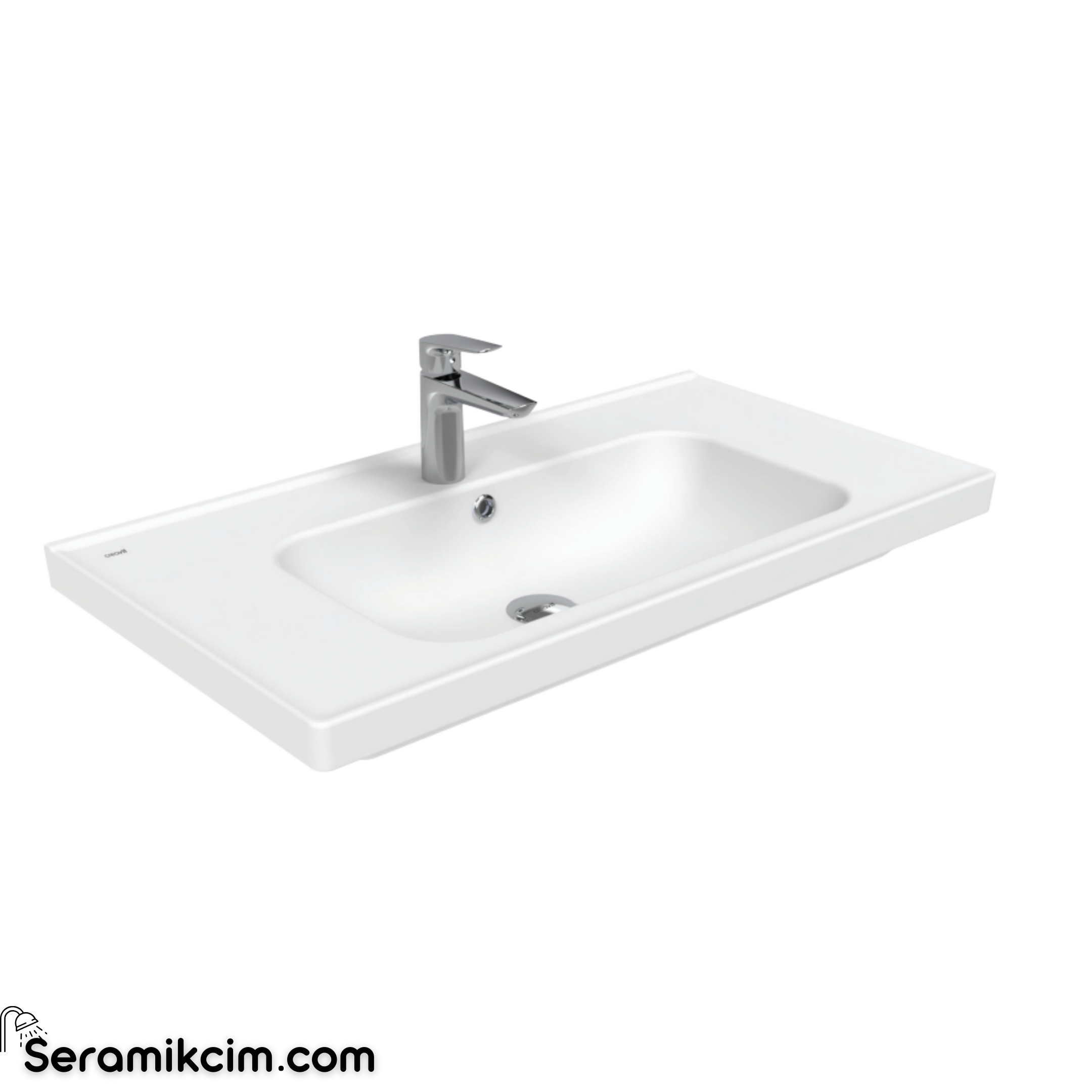 Creavit Obi 85 cm Etajerli Dolap Lavabo Extra Beyaz OB085-00CB00E-0000