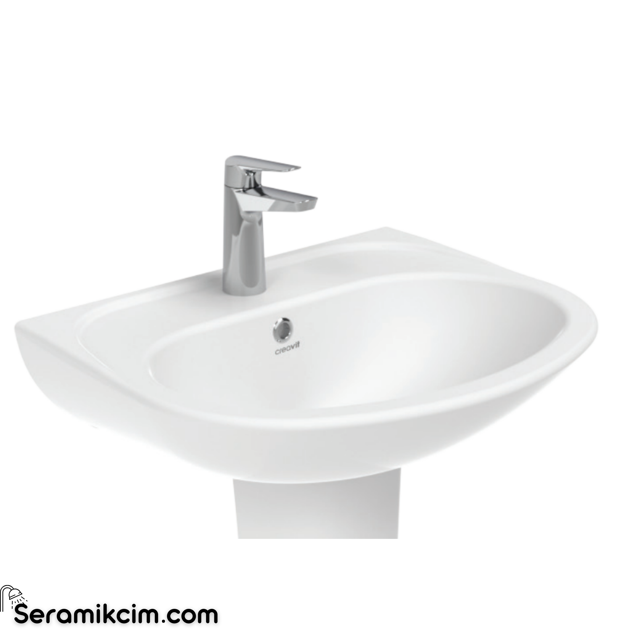 Creavit Pitta Lavabo 55 cm Extra Beyaz PA055-00CB00E-0000