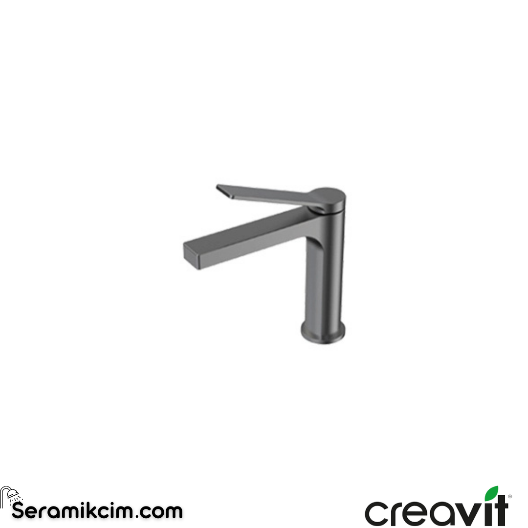 Creavit Ritmo Lavabo Armatürü -Metalik Gri BT.RT1500GR