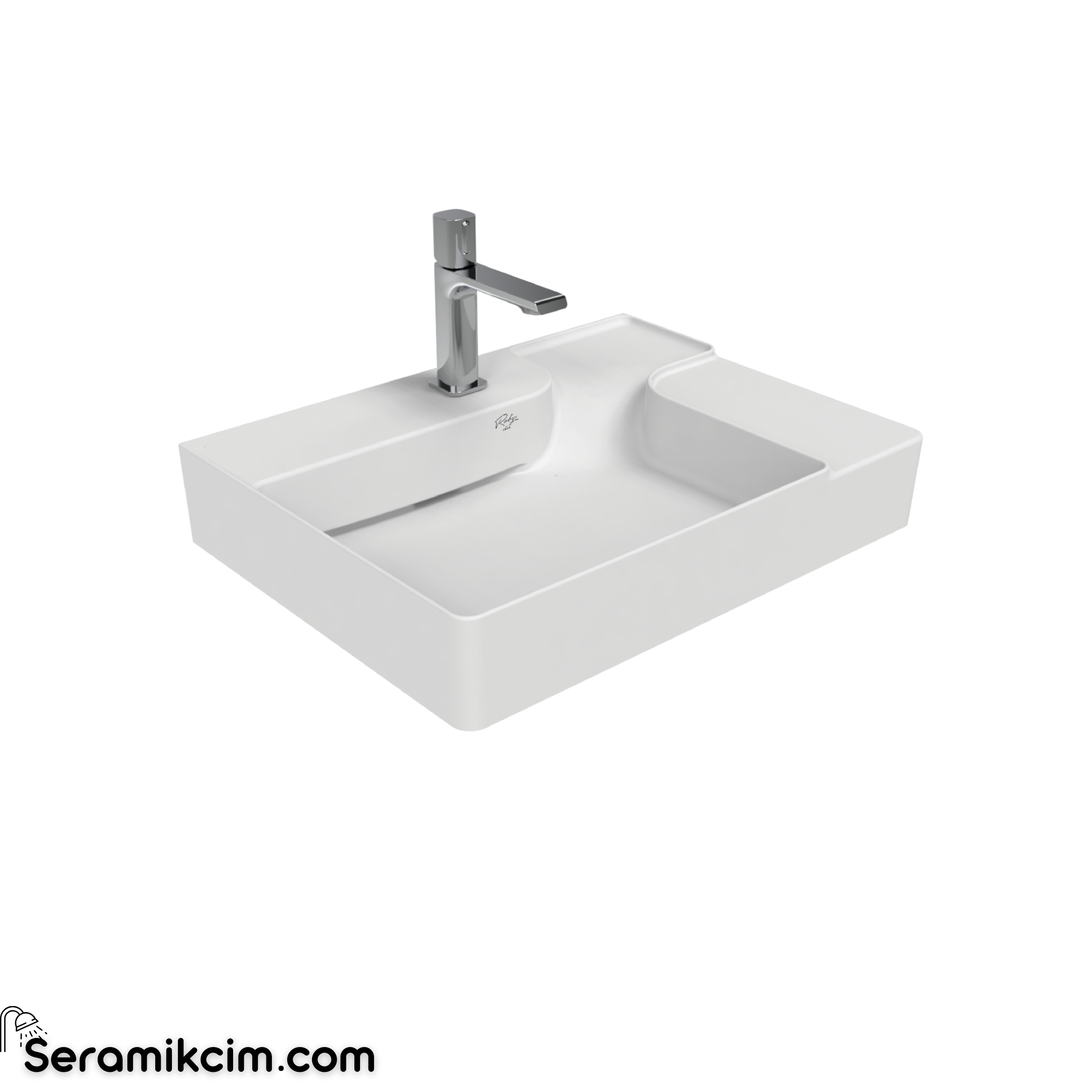 Creavit Ruby 45x60 T.Üstü Lavabo Extra Beyaz RUBY LOGO RB063-00CB42E-0000