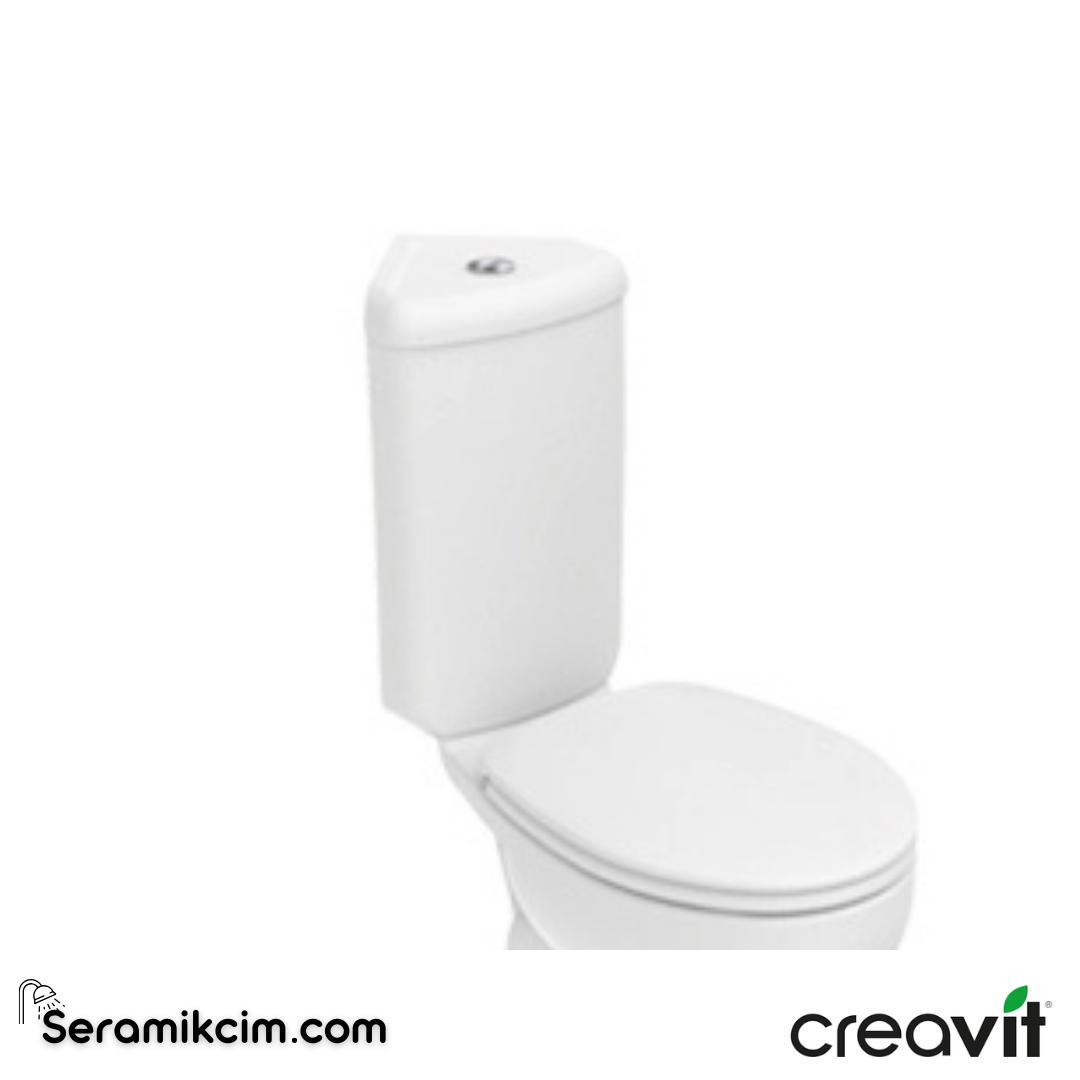 Creavit Sedef Köşe Rezervuar Extra Beyaz SD440-00CB00E-0000 - SD440-00CB00E-0000
