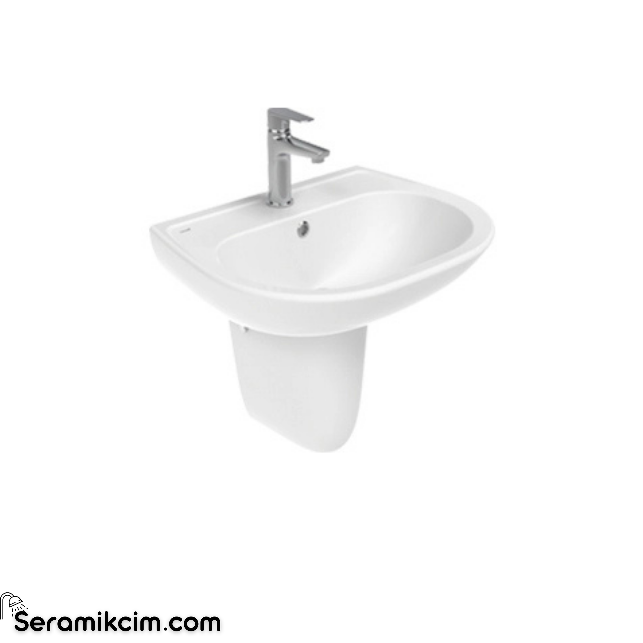 Creavit Sedef Lavabo 55 cm Extra Beyaz SD055-00CB00E-0000