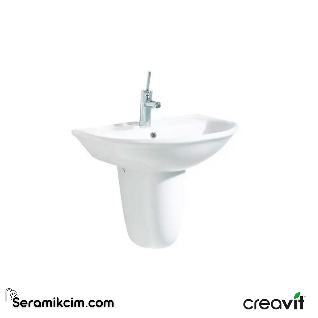 Creavit Selin Lavabo 60 cm Extra Beyaz SL060-00CB00E-0000 - SL060-00CB00E-0000