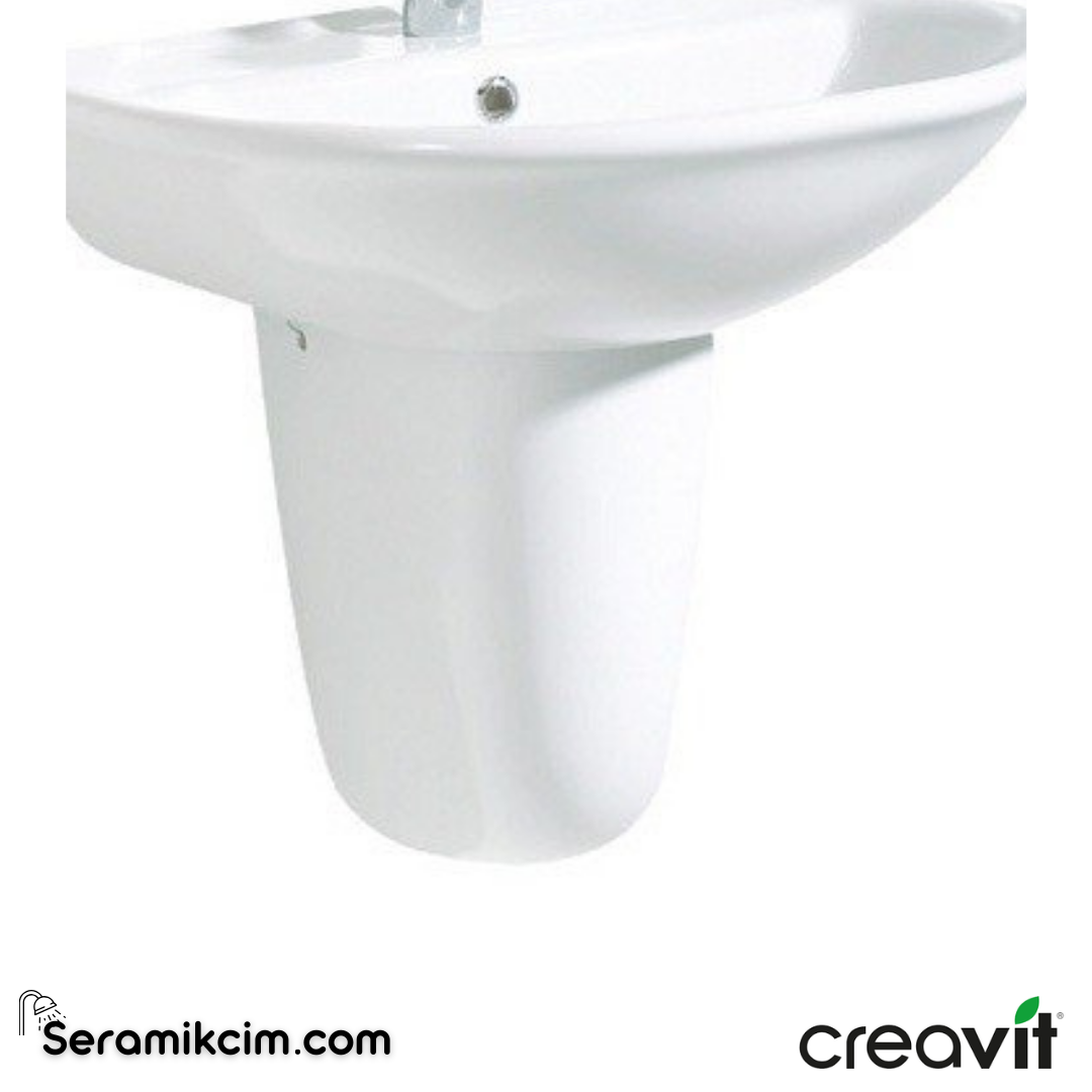 Creavit Selin Yarım Ayak Extra Beyaz SL260-00CB00E-0000 - SL260-00CB00E-0000