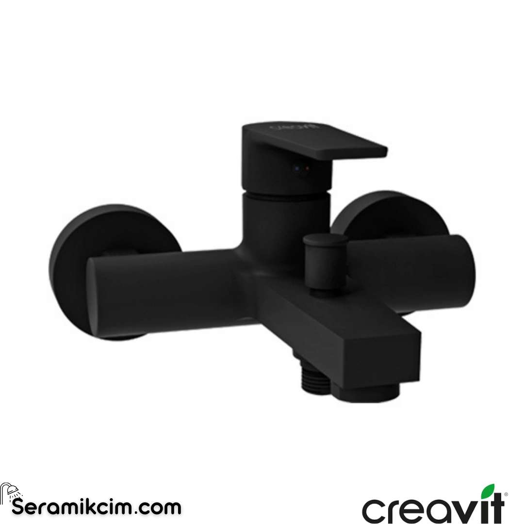 Creavit Sharp Banyo Armatürü Siyah BT.SR2510S