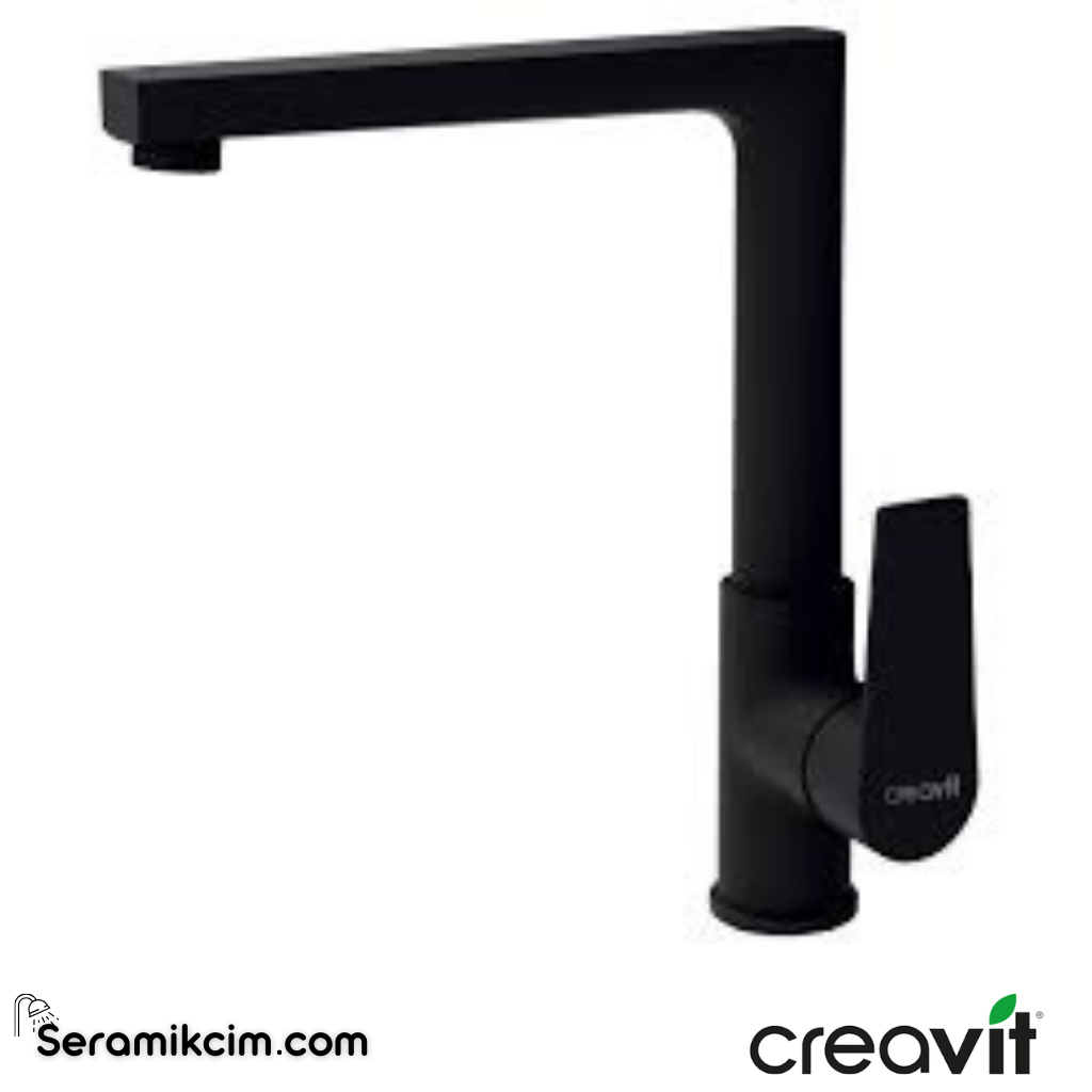 Creavit Sharp Mutfak Armatürü Mat Siyah BT.SR8500S - BT.SR8500S