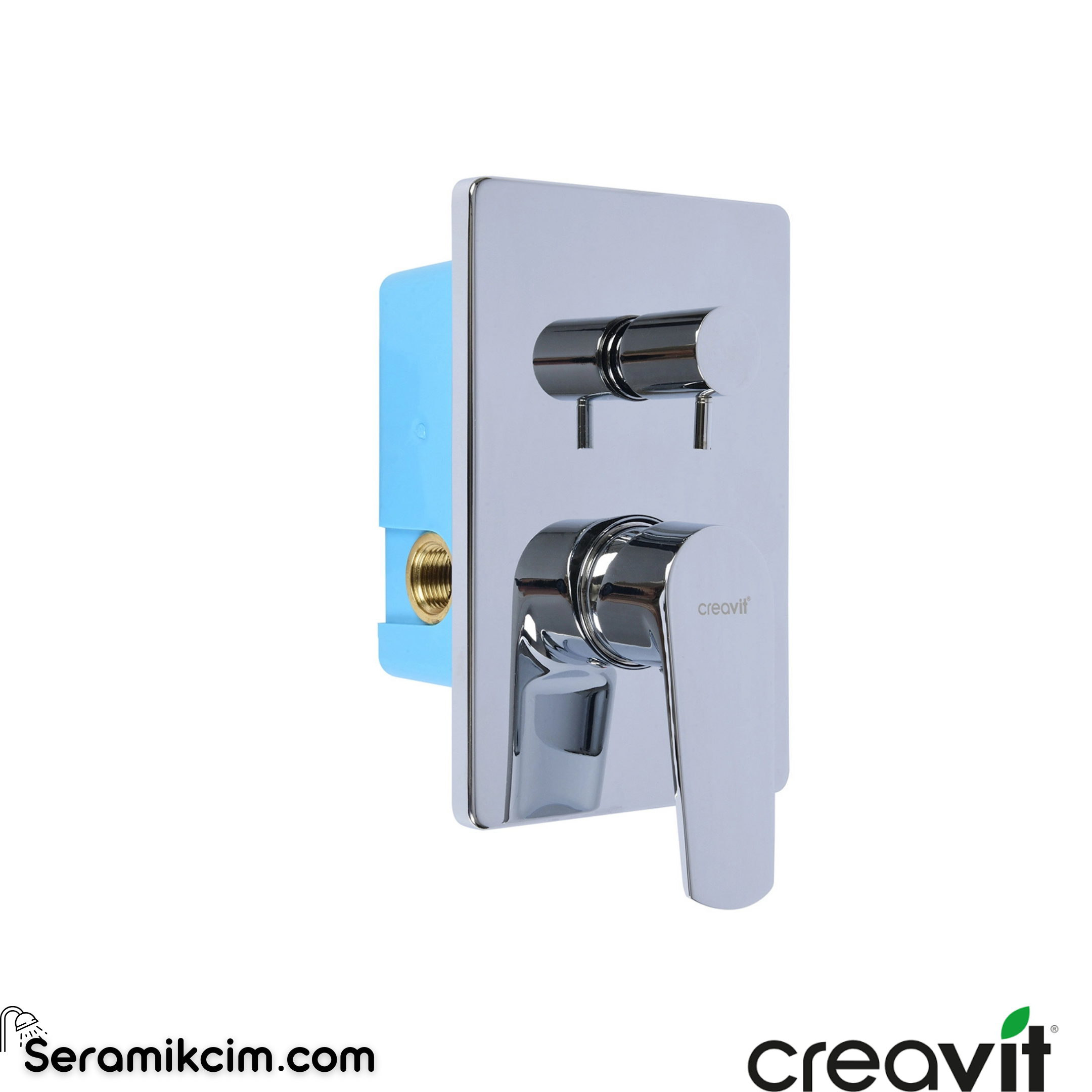 Creavit Solo 2 yollu ankastre duş Armatürü DS.DSL2000