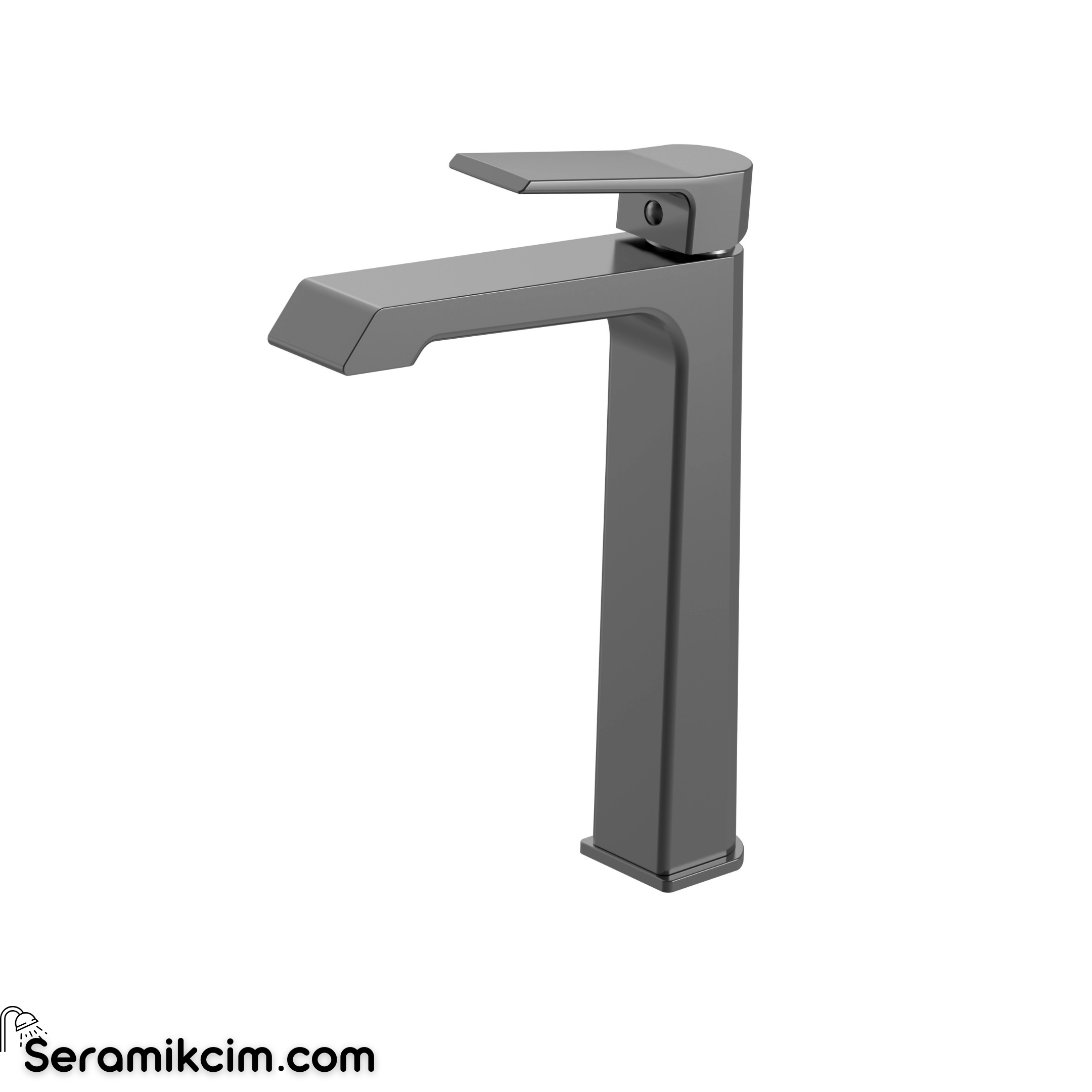 Creavit Stark Uzun Lavabo Armatürü Gun Grey BT.SK6500GR