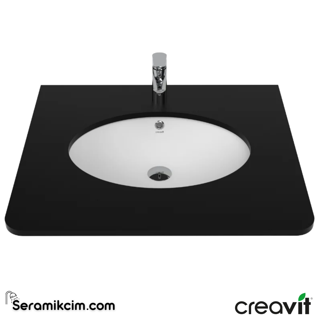 Creavit Tezgah Altı Lavabo 37*51cm Extra Beyaz TP216-00CB00E-0000 - TP216-00CB00E-0000